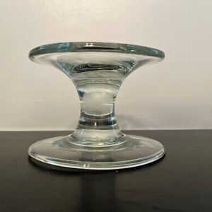 The Pampered Chef Glass Trifle Pedestal Candle Holder Cake Plate Display Stand